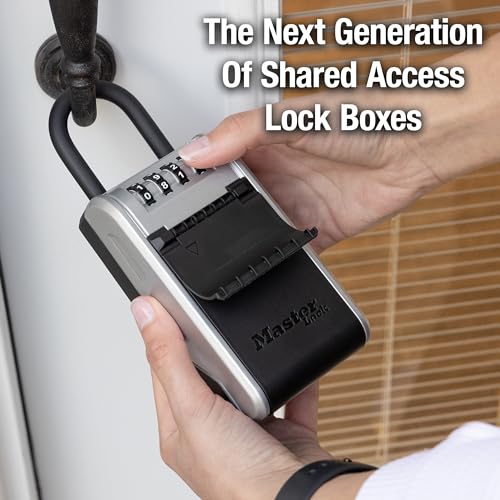 Master Lock High Capacity Key Lockbox, Combination Dial, Removable Shackle - size: 1 Pack, style: Removable Shackle