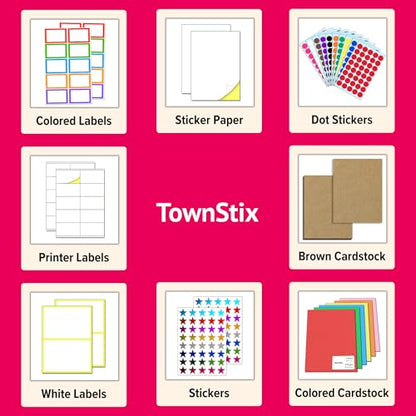 3000 Pieces, 1/2 inch - White Dot Stickers, Small Round Circle Dots Labels - color: White, size: 3000 Pieces