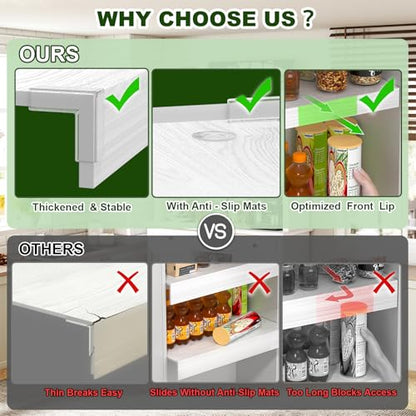 Wire Shelf Cover, PVC Wire Rack Covers for Pantry 26" W X 16" D - color: White, size: 26" W X 16" D