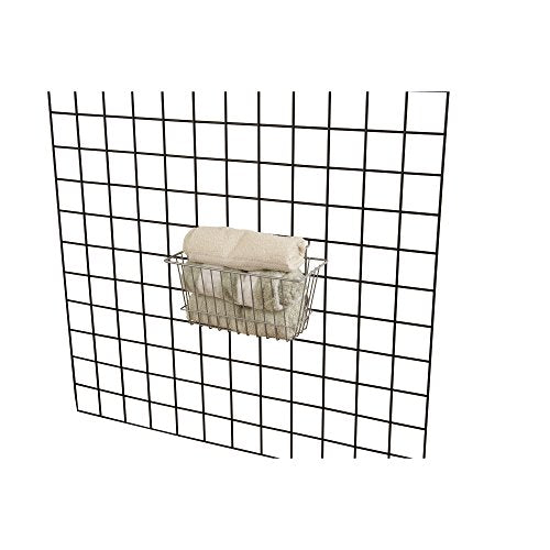 Econoco Multi-Fit Narrow Wire Baskets, Set of 6, Epoxy Chrome - color: Chrome Finish