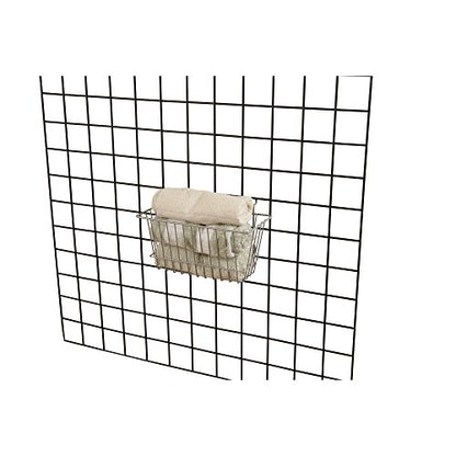 Econoco Multi-Fit Narrow Wire Baskets, Set of 6, Epoxy Chrome - color: Chrome Finish