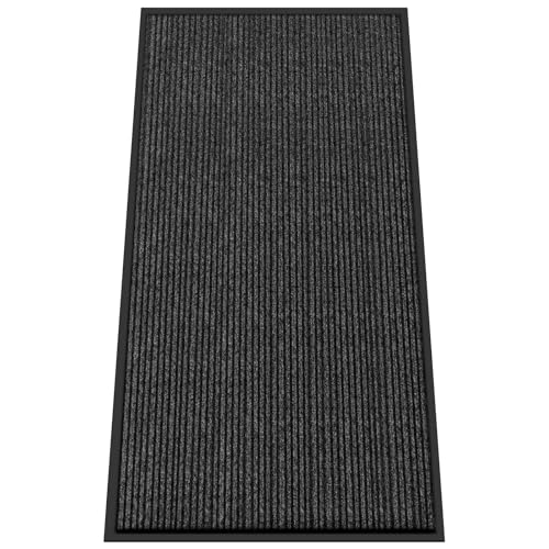 Kuyal Front Door Mat, 4'x8' Indoor Outdoor Entrance Mat - size: 48" x 96"