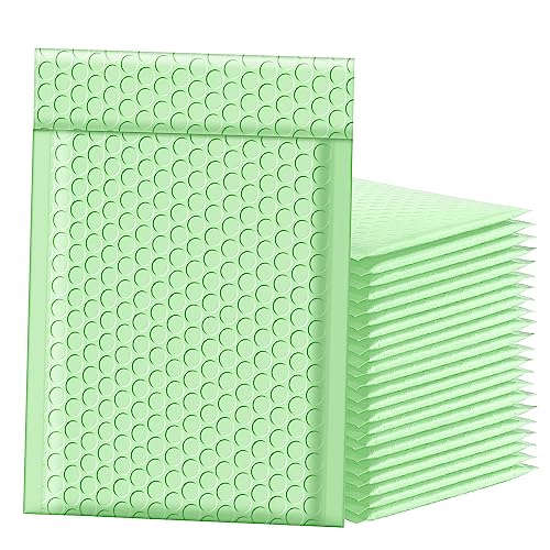 Famagic Mint Green 6x10 Small Bubble Mailers for Business 100pcs Usable 6x9 - color: Mint Green, size: 6x9 100pcs