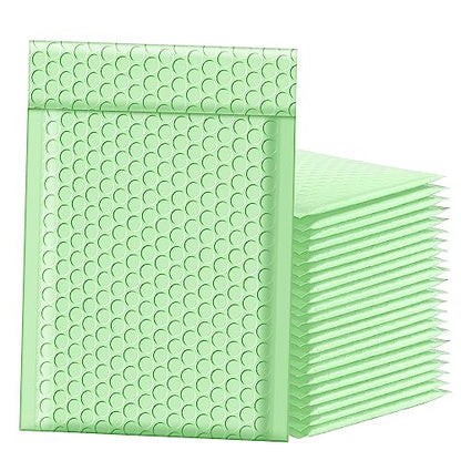 Famagic Mint Green 6x10 Small Bubble Mailers for Business 100pcs Usable 6x9 - color: Mint Green, size: 6x9 100pcs
