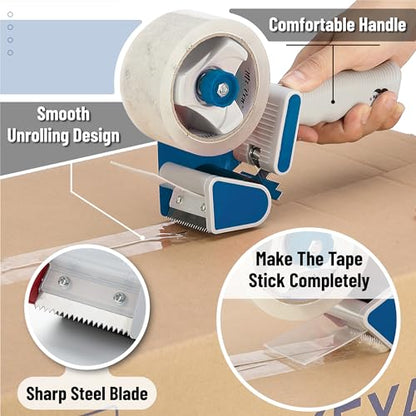 Mr. Pen- Heavy Duty Packing Tape Dispenser Gun, 2 Inch - color: Blue, size: 2 Pack