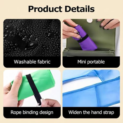 Foldable Shopping Bag, Reusable Grocery Bag Holder, Tote Bags - color: A7-royal Blue
