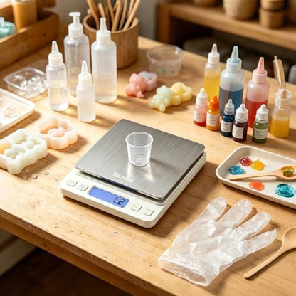 3000g Digital Touch Pocket Scale 0.01oz Resolution 2 AAA Batteries Included