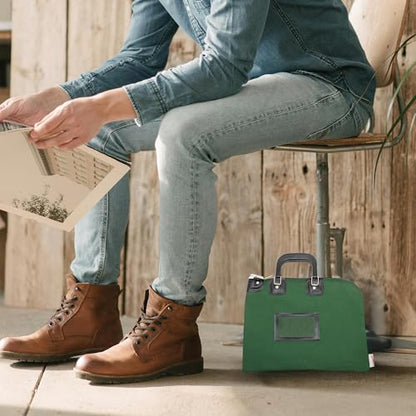 Lockable Fire Resistant Document Bag, Forest Green - color: Forest Green