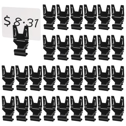 30 Pcs Pop Clip Sign Stand Holder, 270° Rotatable Price Tag Clips