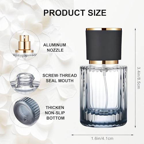 DAYUMKOU 30 Pack Empty Perfume Glass Bottle, 30ml - size: 30pcs