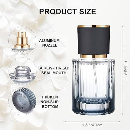 DAYUMKOU 30 Pack Empty Perfume Glass Bottle, 30ml - size: 30pcs