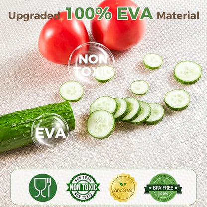100% EVA Shelf Liner Waterproof Non Adhesive, 10" x 240", Clear - color: Clear, size: 10"W x 240"L
