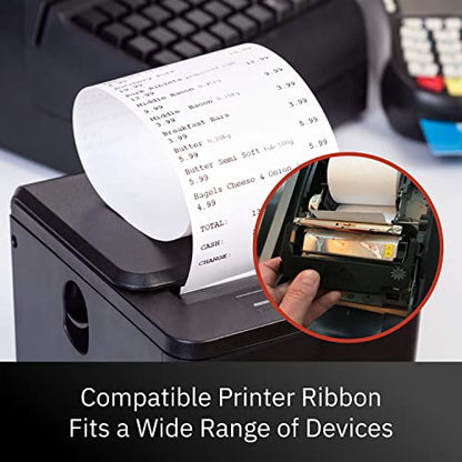 ERC-30/34/38 Black/Red Printer Ink Ribbon Cartridge for Point of Sale Transactions