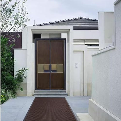 uyoyous Front Door Mat 3' X 10' Commercial Floor Mats Doormats Brown - color: Brown