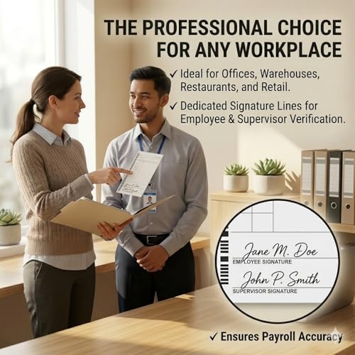 600 44100-10 Weekly Time Cards, Compatible with Pyramid 4000 & 5000 Series
