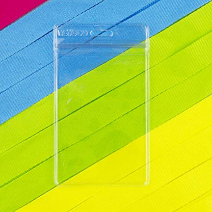 12 Pack Cruise Lanyard with Waterproof ID Card Holder, Colorful Durable Lanyard with Badge ID Card Holder (Apple Green, 12 Pack) - color: Apple Green, size: 12 Pack