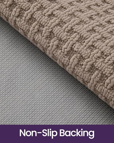 DEXI Hallway Runner Rug 24x72, Non Slip Runner Rugs Washable, Beige - color: Beige, size: 24'' x 72''(Runner)