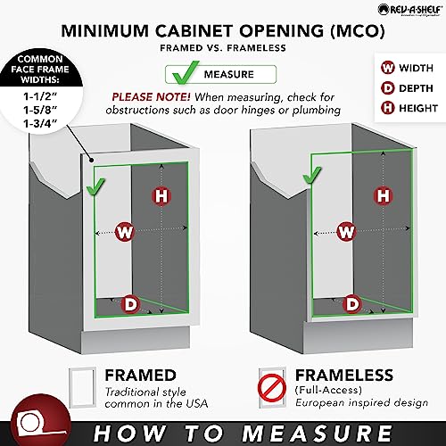 Rev-A-Shelf 30 qt. Silver Polymer Replacement Waste Container Pullouts - color: Silver