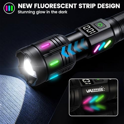 VASTFIRE Rechargeable Flashlights High Lumens, Super Bright LED Flashlight