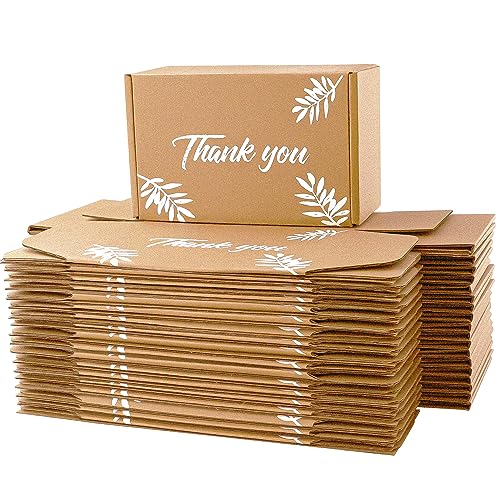 Shipping Boxes Inner Measurement 6x4x3 inches Brown Small Mailing Boxes 40 Pack Cardboard Corrugated Box Mailers