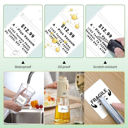 Phomemo Thermal Labels, 1.57"x 1.18", for M110/M100/M220/M108/M250, 230 PCS - color: White, size: 1.57"x1.18"