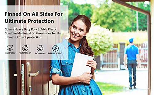 iMBAPrice #5 10.5 x 15.25" Poly Bubble MAILERS Padded ENVELOPES, (100 ct) - color: White, size: 10.5"x 15.5" (100 Bubble Bags)