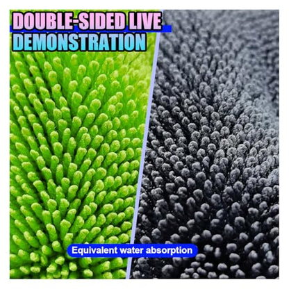 15"×15" Car Drying Towel, 1400 GSM Extra Large Microfiber Cleaning Towel with Twisted-Loop Technique, Ultra Absorbent & Scratch-Free Drying Cloth for SUV Truck RV, Machine Washable (40x40cm) - size: 40x40cm