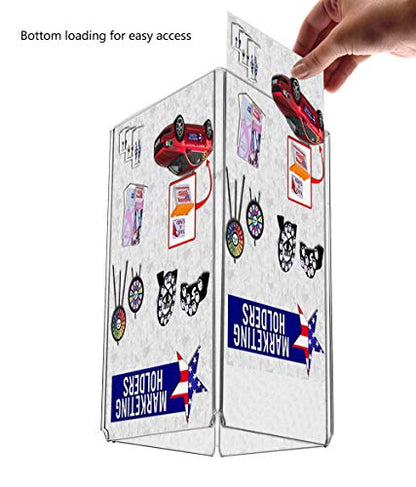 6 Pack Sign Holder 4 x 9 Inch Tabletop Menu Ad Display Counter Frame Clear Acrylic Table Tent Four Sides Advertisement Rack Card Holder for Restaurants Salons or Hotels by Marketing Holders - size: 4" x 9" 4 Sided