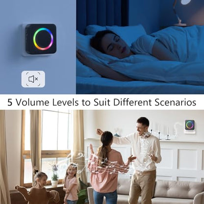 Wireless Doorbell Chime - Compatible with Blink Video Doorbell and Blink Video Doorbell (2nd Gen) (1 Video Doorbell Extender 1 Receiver）