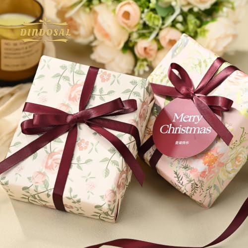 Burgundy Double Face Satin Ribbon 3/8 Inch x 100 Yards - color: Burgundy, size: 3/8 Inch (9mm)