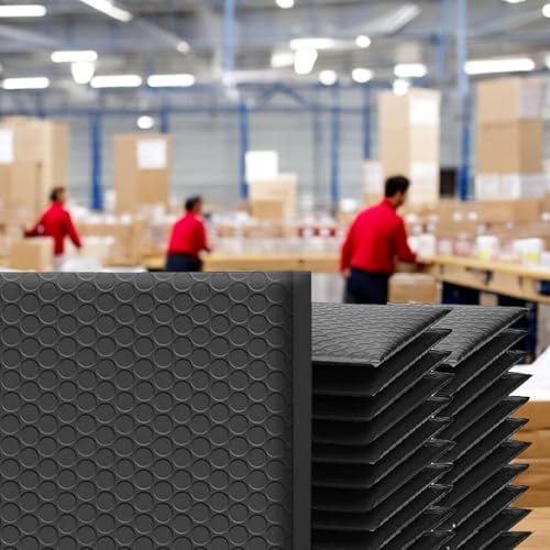 iMBAPrice Black Poly Bubble Mailers 4 x 8 Inch #000, 500 Pack Padded Envelopes, Self-Seal Waterproof Cushion Mailing Bags for Jewelry, Small Items & E-Commerce - color: Black Poly Bubble, size: 4"x8" Poly (500 Envelopes) Value Pack