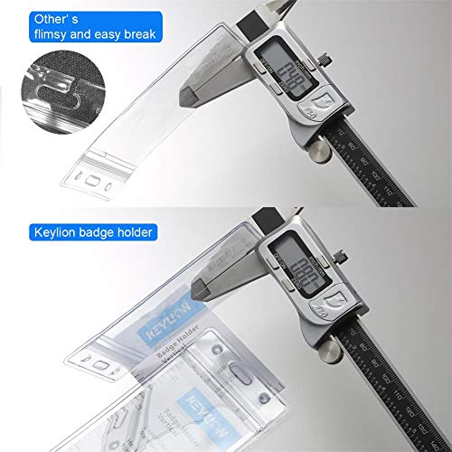 Cruise Flat Lanyard with Retractable Badge Reel & Heavy Duty Clear Vertical ID Card Name Badge Holder (Black,3 Pack) - color: 3 Pack Black Retractable Lanyard