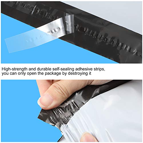 Outus 120 Pcs Poly Mailer Envelope 4 Sizes Shipping Bags,White - color: White, size: 8 x 12 In, 10 x 14 In, 13 x 18 In, 15 x 20 in