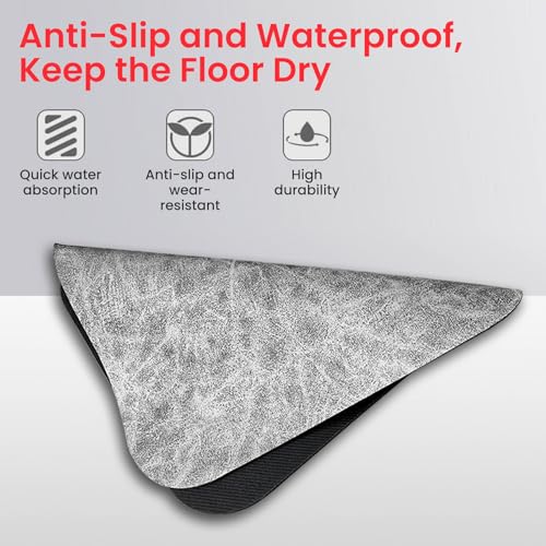 Robot Vacuum Mat, Vacuum Cleaner Absorbent Mat Universal Antiskid Mat Sweeper Replacement Parts for Robot Vacuum