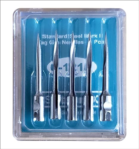 5 Arrow Tagging Gun Needles C121 Mark I Steel Compatible with Standard Dennison Style or any Standard Tag Guns