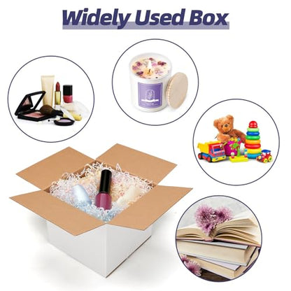 40 Pack Small Shipping Boxes 7X7X6 Inches - size: 7x7x6