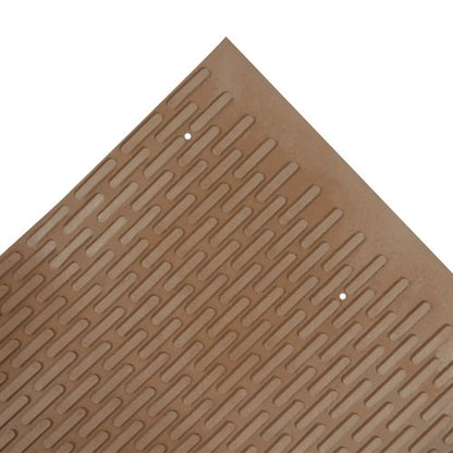 Rubber-Cal 03-161-BR-W-302"Safe-Grip" Slip-Resistant Traction Mats, 34" x 2' x 1/4", Brown Rubber Runner - color: Brown, size: 34"L x 34"W x 0.3"Th