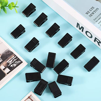 20 Pieces Self Adhesive Clips, Tapestry Sticky Wall Photo Poster Clips - color: Black