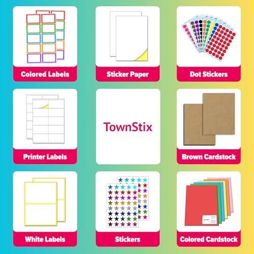 4000 Pieces, Small Price Stickers, White Pricing Labels to Write On