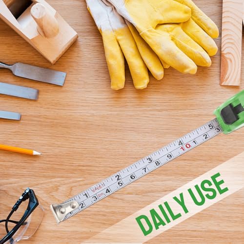 Copkim 50 Pcs 6 ft Mini Tape Measure Retractable Bulk,Green - color: Green