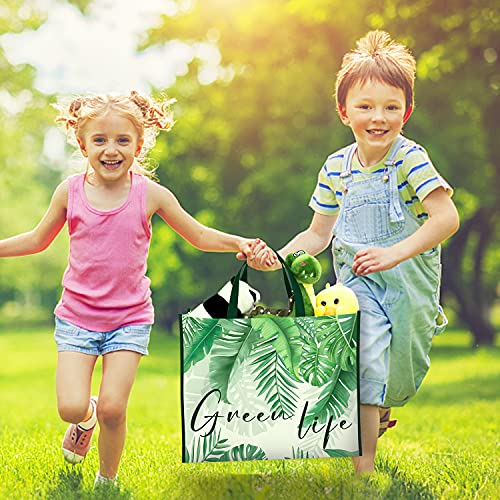 NymphFable Shopping Bags, 6 Pack Mixed Reusable Grocery Tote Bags 50LBS - color: Colorful Nature
