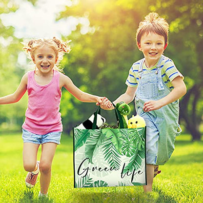 NymphFable Shopping Bags, 6 Pack Mixed Reusable Grocery Tote Bags 50LBS - color: Colorful Nature