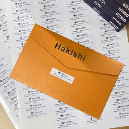 1/2" x 1-3/4", 100 Sheets, 8000 Return Address Labels for Laser & Inkjet Printers, Letter Size - size: 100 sheets