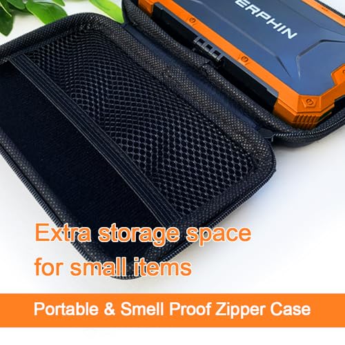Pocket Scale, Dual Powered, Precision Gram Scale with Zipper Case - color: Orange