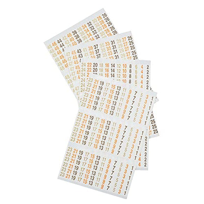 Klein Tools 56252 Wire Marker Book, 277/480V 3 Phase 1-48 (Pack of 2) - size: 1 Count (Pack of 2), style: 277/480V