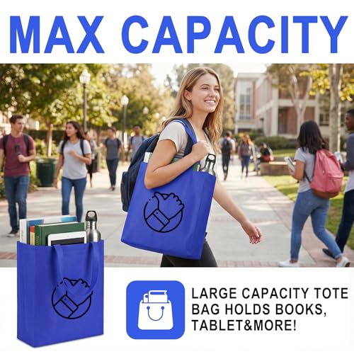 Custom Tote Bag Set of 5/10/50/100,Personalized Logo Text,Reusable Shopping Bags,Business Activities Promotional Item - color: Grass Green