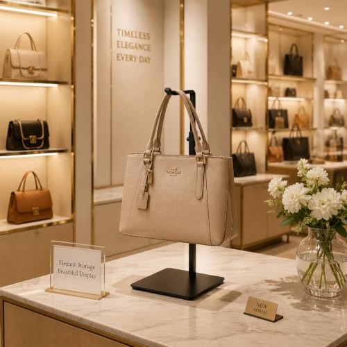 Adjustable Purse Display Stand & Tabletop Banner Stand Load:8lbs