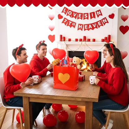 Wesnoy 48 Pcs Heart Plastic Shopping Bags Bulk 10 x 13'' Large Gift Bags with Handle Heart Reusable Shopping Bag for Party Supplies (Gold) - color: Gold