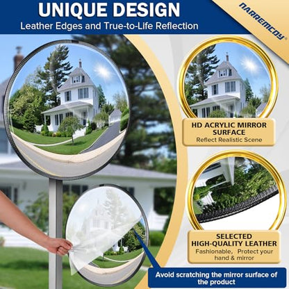 20" HD Acrylic Convex Mirror - size: 20IN