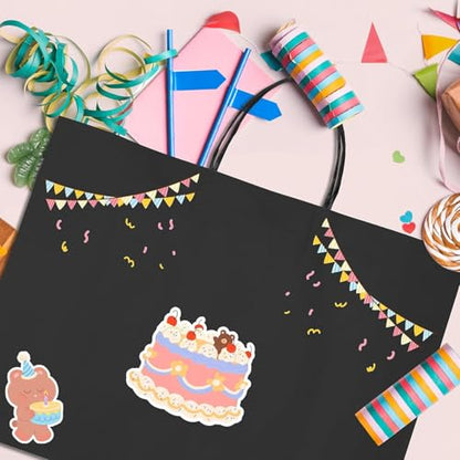 METRONIC Large Black Paper Gift Bags 16x6x12 Inches 6000 Pack Pallet - color: Black 16x6x12, size: 1 Count (Pack of 6000)